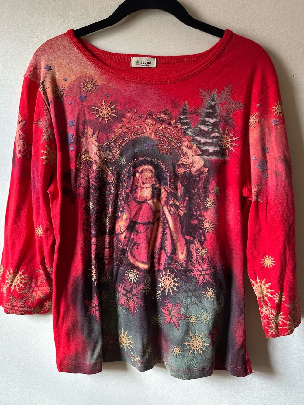 Cactus “Secret” Santa Y2K Graphic Tee